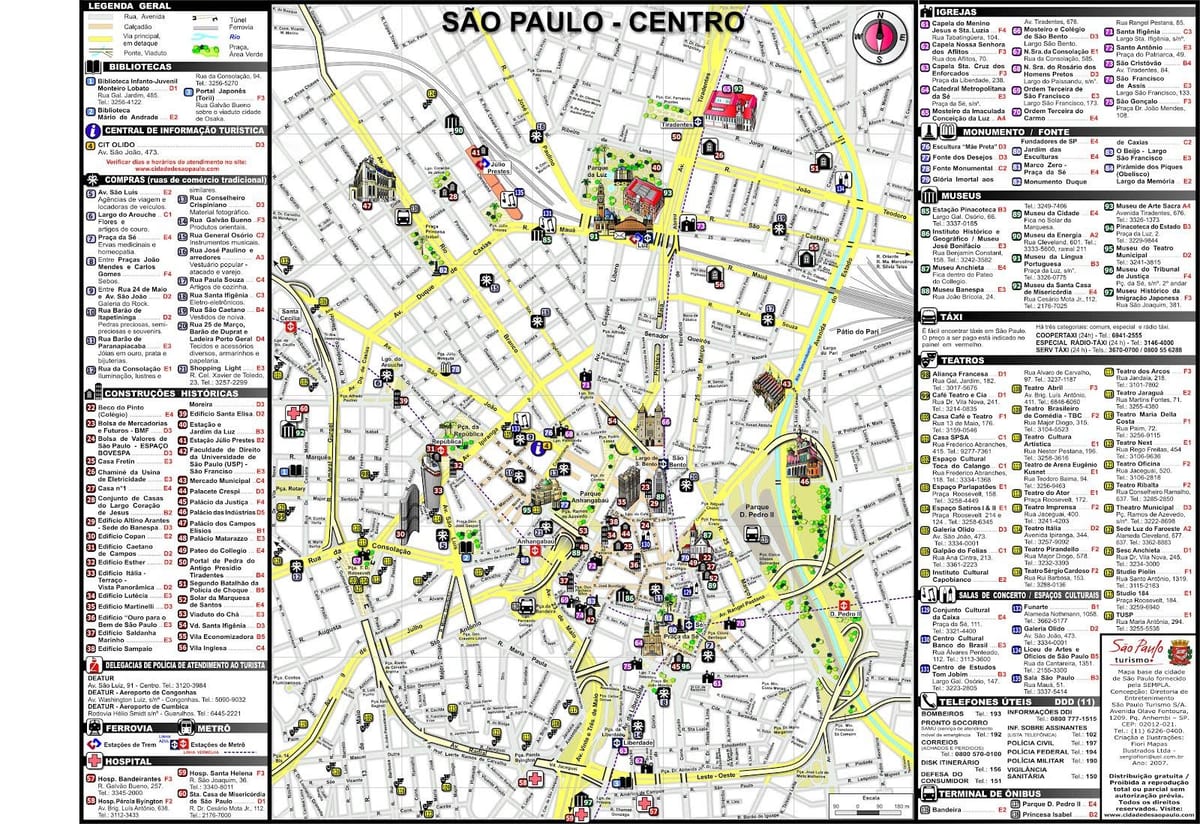 Sao Paulo toko peta
